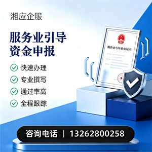 永州服务业引导资金申报服务