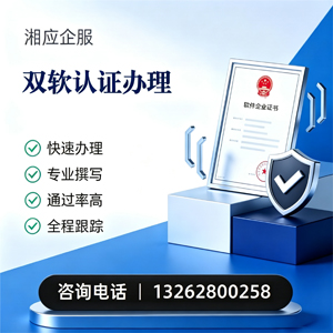 永州双软认证申报服务