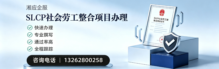 永州SLCP社会劳工整合项目申报服务