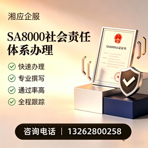 永州SA8000社会责任体系认证服务