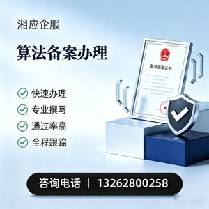 永州算法备案申报服务
