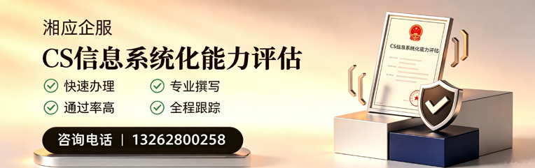 永州CS信息系统化能力评估申报服务